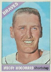 1966 Topps Baseball Cards      049      Woody Woodward